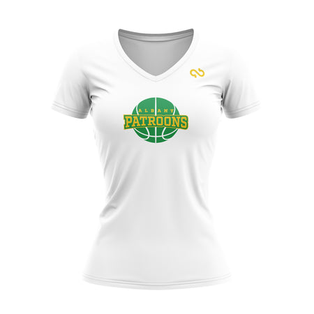 Albany Patroons Women's Primary Logo V Neck Shirt
