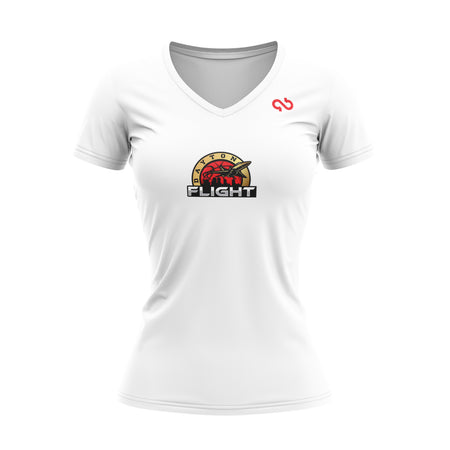 Dayton Flight Women's Primary Logo V Neck Shirt
