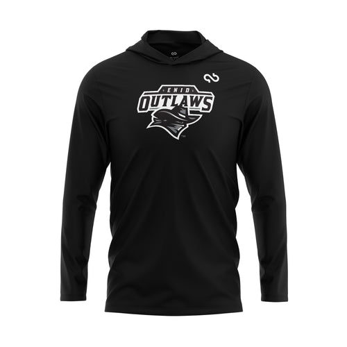 Enid Outlaws Primary Logo Hoodie