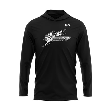 Charlotte Purple Jackets Blackout Series Hoodie