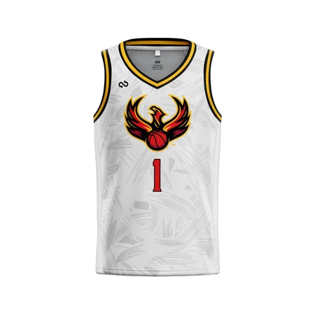 Raleigh Firebirds Official Alternate White Jersey