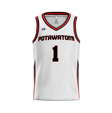Potawatomi Fire 2023 White Home Jersey
