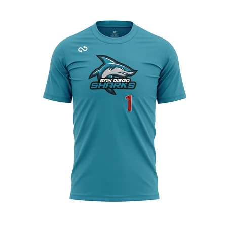 San Diego Sharks Replica Home Jersey Shirt