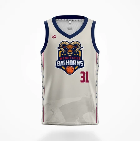 Wenatchee Bighorns Official Home Jersey
